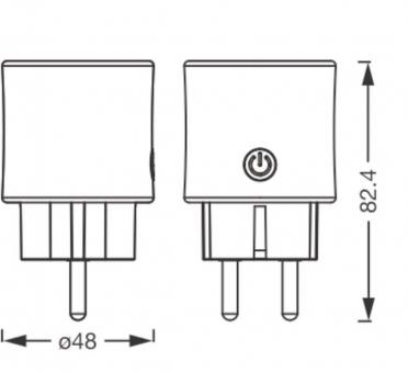 LEDV SMART+ WIFI MATTER PLUG EU 