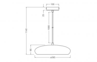 Ledvance Decor Plaster Pure Pendant 280 