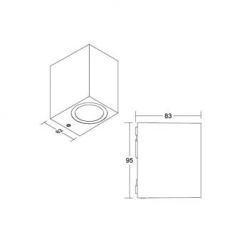 Brumberg LED-Wandanbauleuchte   65232103 