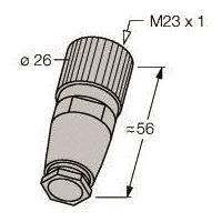 TURCK M23 x 1  FW-M23ST12Q-G-CP-ME-XX-10 