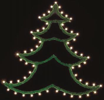 SUH Motiv Tannenbaum 125x120cm     57918 