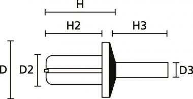 Hellermann TY8P1-PA66-NA(1000) 