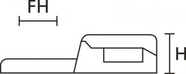 Hellermann CTAM1-PA66-WH (100) Bef.- 