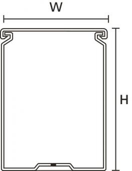 Hellermann HTWD-PN-60x80-PVC-GY 