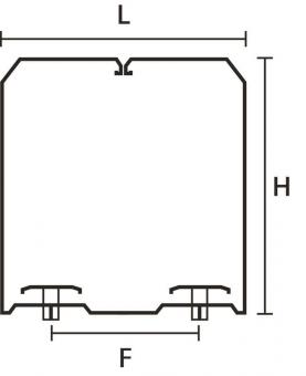 Hellermann HTWD-BWR-60X80-PC/ABS-BK(20) 