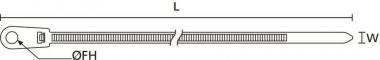 Hellermann T50MR-PA66W-BK (100) 