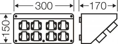 Hensel Mi Connection Box 8x     Mi CB 18 