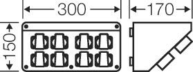 Hensel Mi Connection Box 8x     Mi CB 18 