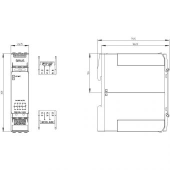 Siemens Koppelrelais 4S+1Ö 3RQ1000-1LW00 