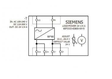 Siemens 6EP33336SB000AY0 LOGO!POWER 24V 