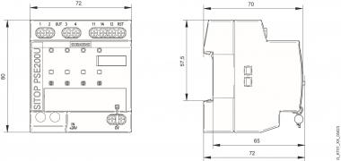Siemens 6EP19612BA11 SITOP PSE200U 3A 