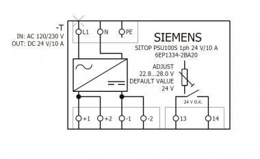 Siemens 6EP13342BA20 SITOP PSU100S 24V 