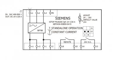 Siemens 6EP34368SB000AY0 SITOP PSU8200 