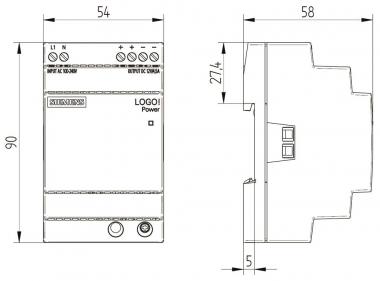 Siemens 6EP33226SB000AY0 LOGO!POWER 12V 