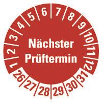 HEIN 185765 Prüfplakette NP 