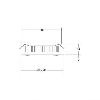 BRUM LED-Einbauleuchte          12110153 