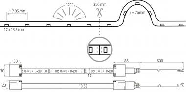 Rutec Flex.LED-Strip,230V 50/60Hz S74935 