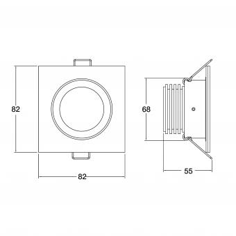 Rutec LED Einbaustr.       R5766V4AUWWOK 
