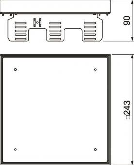 OBO RKN2 UZD3 9VS20 Quadratische 