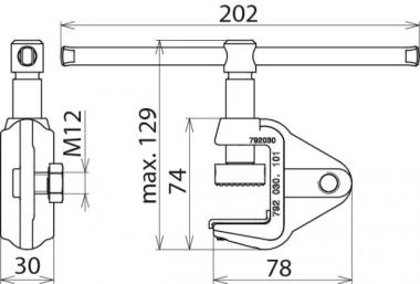 DEHN Erdungsklemme F2 m.          792030 