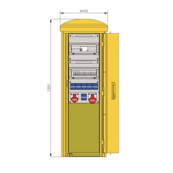 Walther Pollersäule m.RCD TypA  83314530 