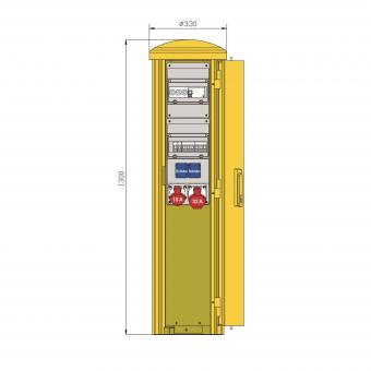 Walther Pollersäule m.RCD TypA  83313010 