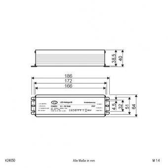 EVN NG 24V/DC 0,1-50W IP67        K24050 