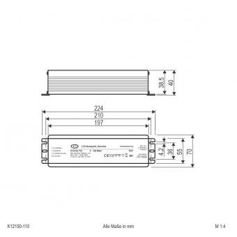 NG -12V DC -5-150W -IP67      K12150-110 