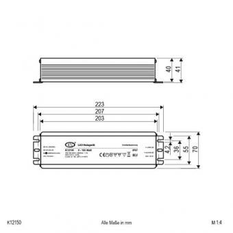 EVN LED-Netzgeräte 12 V/Dc IP66   K12150 
