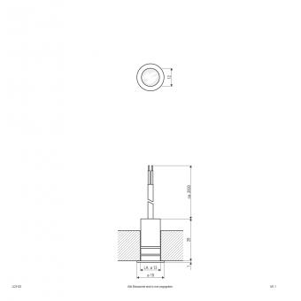 EVN LED-Einbau-Lichtpunkt         LD3102 