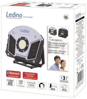 LEDINO Akkustrahler Horn IP54 