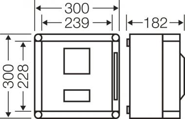 Hensel Mi für Messgerät 96x96    Mi 2230 