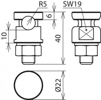 Dehn KS-Verbinder     KSV 200 10 FER V2A 