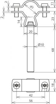 Dehn 253289 LH  LH ZS 20 23 DS10 L75 V2A 