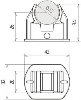 DEHN Adapter D 23mm f. HVI-       253027 