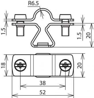 DEHN Leitungshalter NIRO          274113 