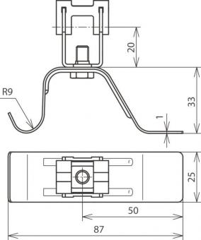 DEHN Dachleitungshalter mit       206369 