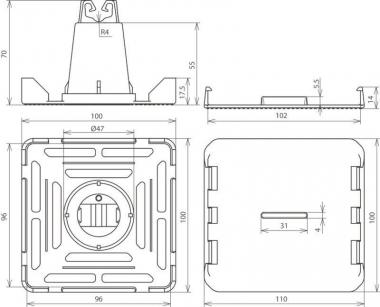 DEHN Dachleitungshalter           253030 