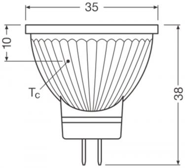 LEDV LED Reflektor 2,8-20W/927 dimmbar 
