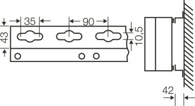 HENS ENYSTAR-Montageschiene FP   FP MS 1 
