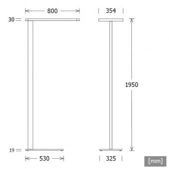 LTS Piano     PIANO-S 080.0540/DIM WEISS 