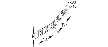 NIED Verzinkt Gelenkverbinder      RGV60 