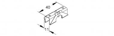 NIED Deckelhaltefeder          RDHF 9 E2 