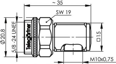 TEGA N-Normkopfstecker       J01020C0120 