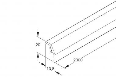 NIED Konvektionsgitterprofil, GKG 2000 N 