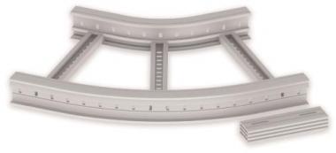 Unex Flachbogen 45  lichtgrau   67516-04 