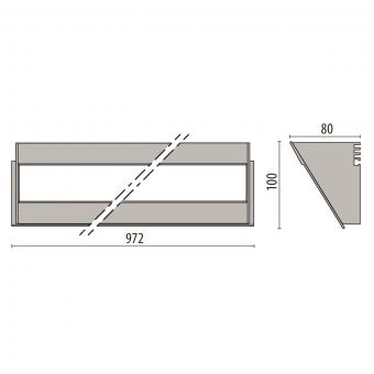 PII OMBRA 1000 S/M 30° 36W 3000K  304945 