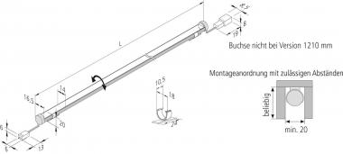 Hera LED Pipe F 310mm 6,5W   61001610103 