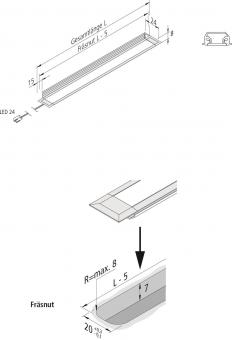 Hera LED IN-Stick MF 1130mm  61002550402 