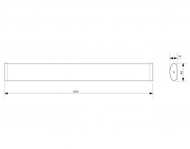 OPPLE LED-Anbauleuchte IP44 542005040000 